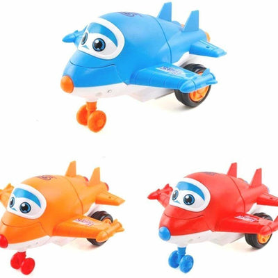 Transforming  Aeroplane Friction Toy