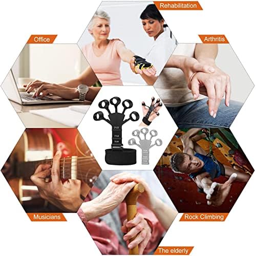 5-Finger Silicone Wrist Chest Expander