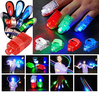 Thumbnail for Pack of 4 Projector Light Up Rings LED Finger Lights
