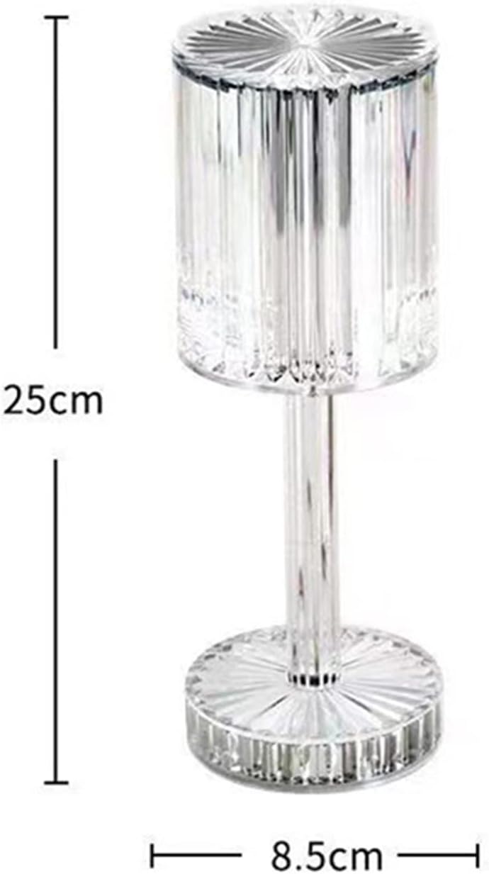 Allied Retro Crystal Desk Touch Lamp
