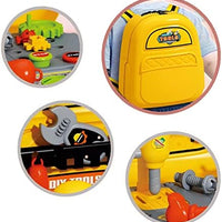 AAOJIANI 2 IN 1 BACKPACK CARPENTER TOYS Set