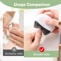 Thumbnail for Mini Electric Nail Clipper with LED Light Safe And Quiet Nail Trimmer