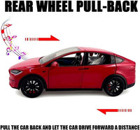 Thumbnail for 1:28 Scale Diecast Model X Alloy Tesla Car
