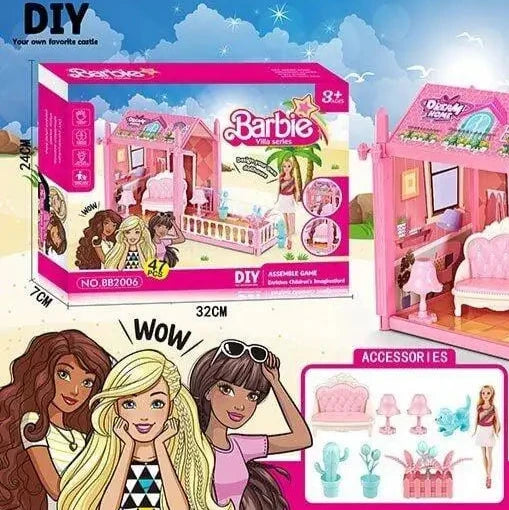 DIY Lovey Assemble Doll Set 47 Pcs