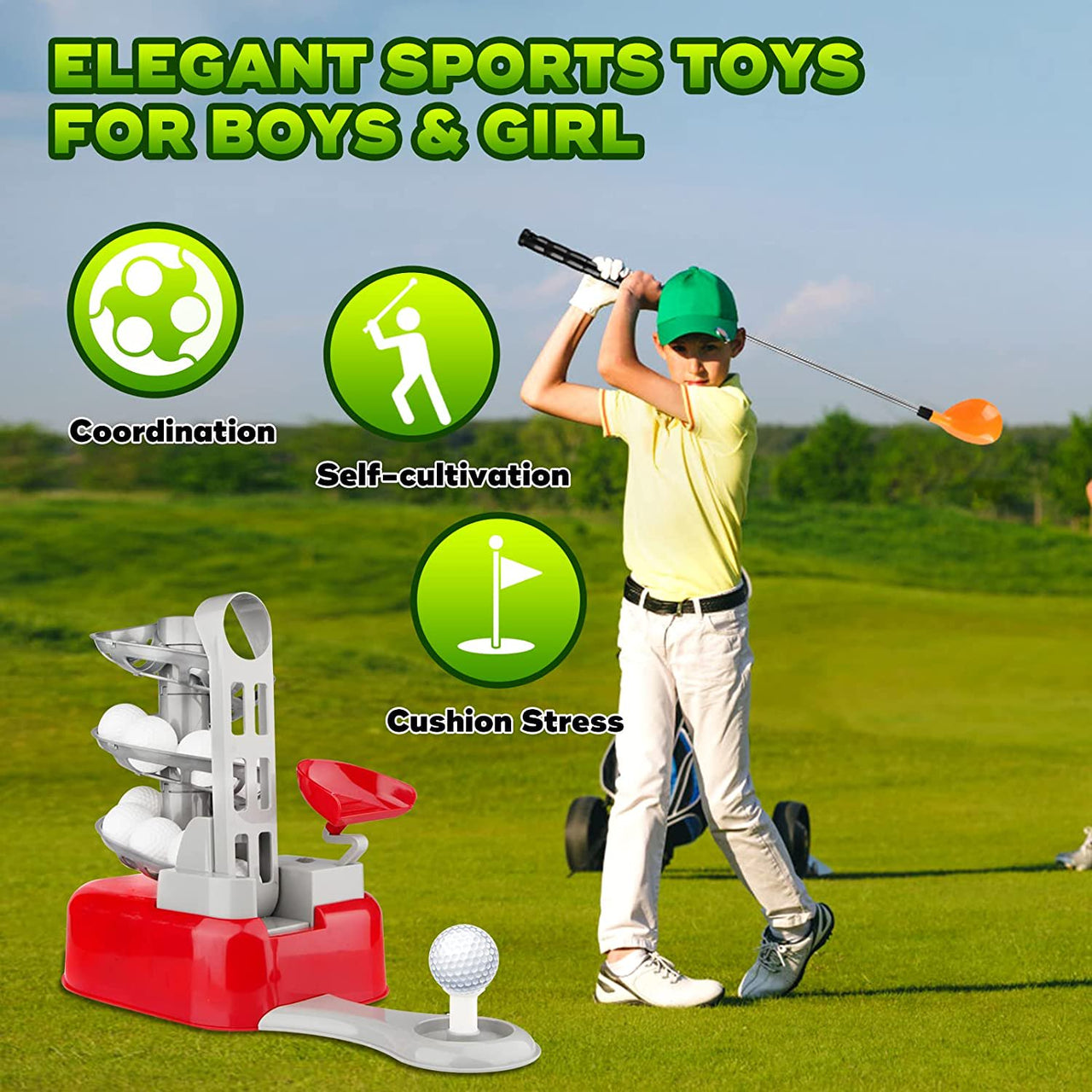 Outdoor Indoor Sport Golf Set