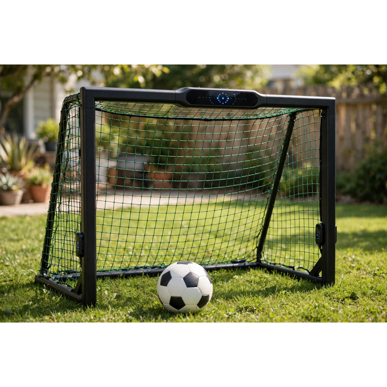 Chicco Fit&Fun Goal League Electronic Football Goal — in use