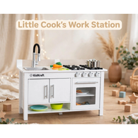 Thumbnail for KidKraft Little Cook's Work Station Wooden Play Kitchen — hero