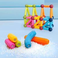Thumbnail for 42 Pieces DIY 3D Model Magnetic Stick and Ball Construction Set