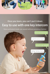 Thumbnail for 2 Pcs Long Range Kid Walkie Talkie