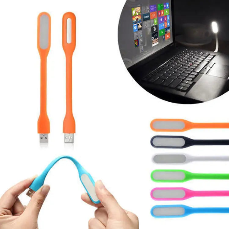 Portable Flexible USB LED Light - 4 Pcs