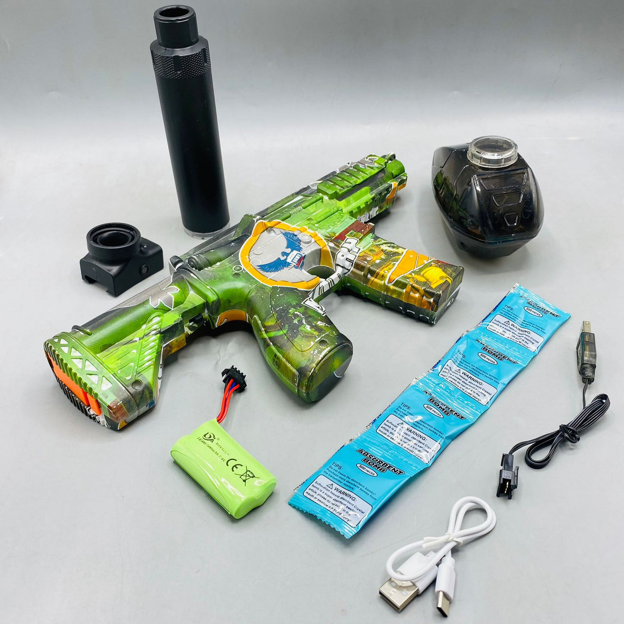 Automatic M416 Cool Gel Ball Blaster With Light Effect