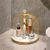 Thumbnail for Multi Layer Makeup Organizer In Metal Bird Cage Shape
