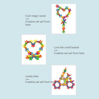 Thumbnail for 36 Piece Snowflake Building Block With 12 Different Color