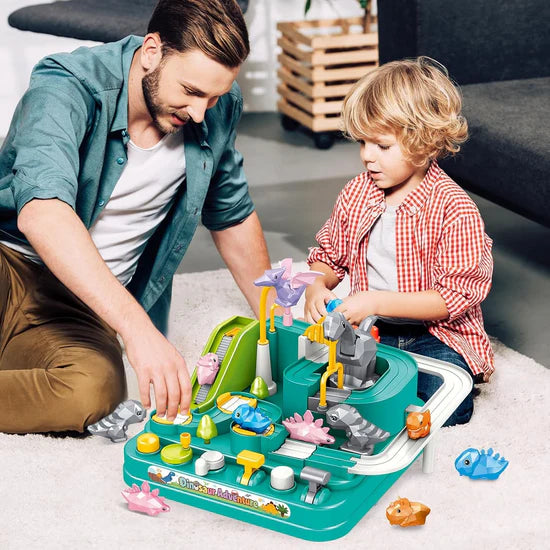 Dinosaur Car Adventure Track Play Set