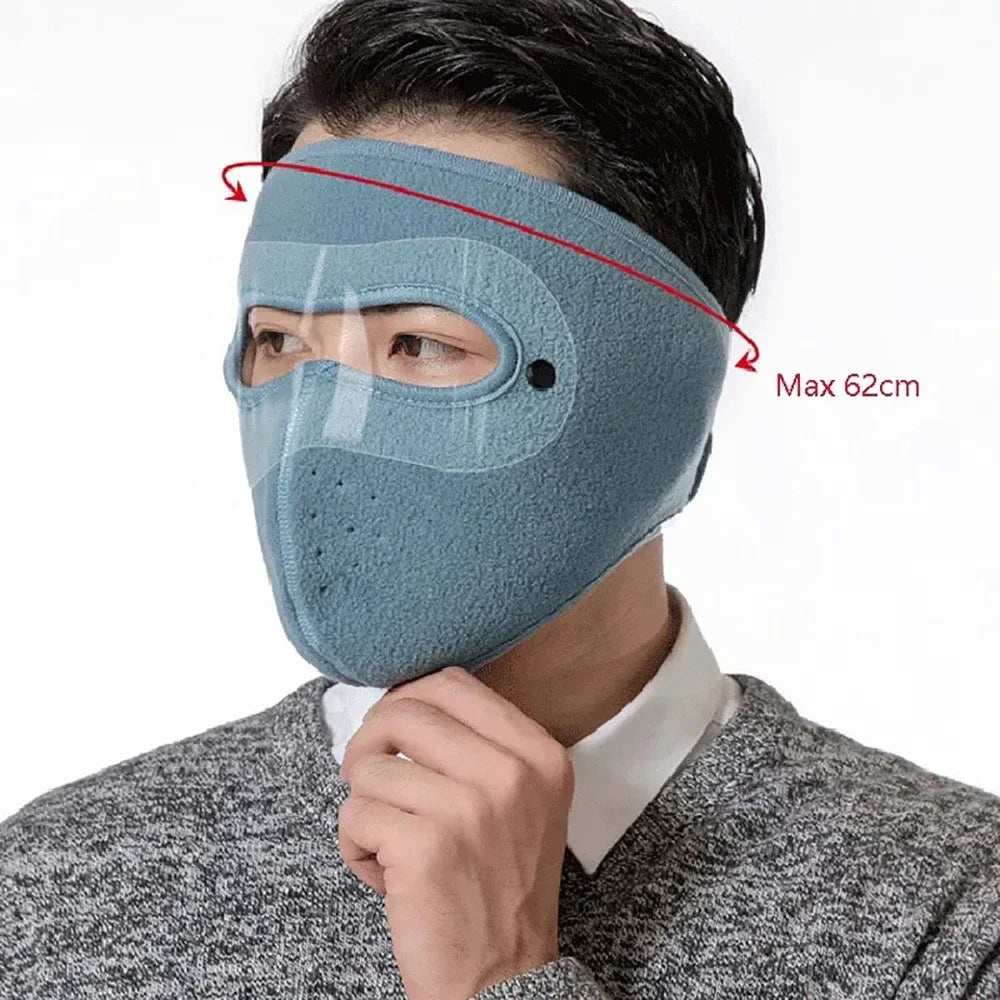 Winter Warm Mask Goggles Adjustable Head
