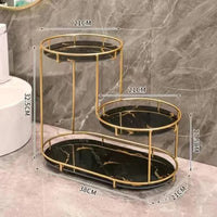 Thumbnail for 3-Tier Cosmetic Storage Rack High-End Metal Quality