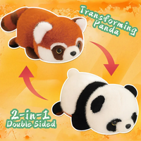 Thumbnail for 2-in-1 Transform Plush Panda