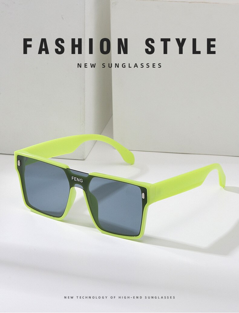 Classic Square Shape Eyewear Sunglasses