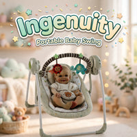 Ingenuity Soothe 'n Delight Portable Baby Swing