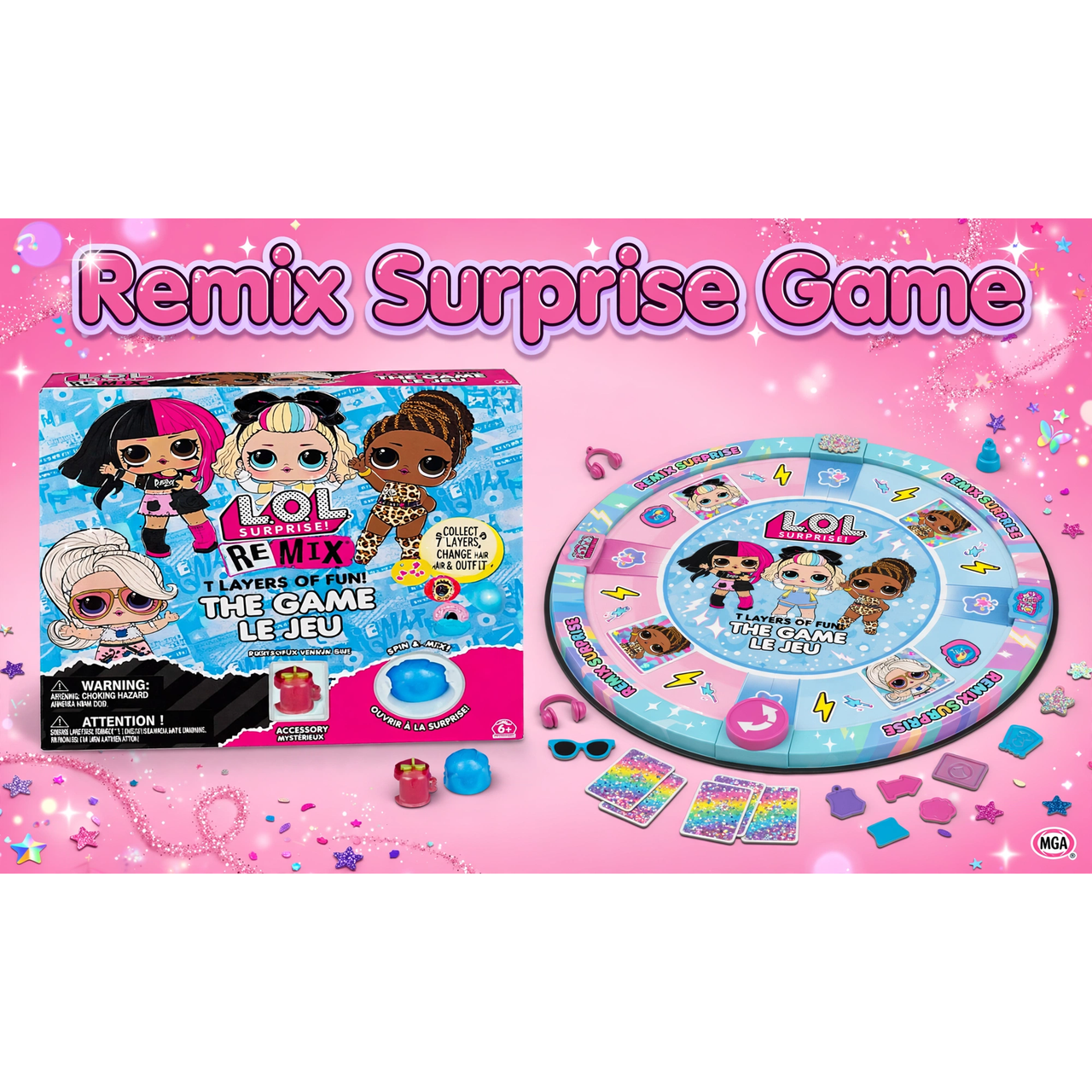 L.O.L. Surprise! Remix Surprise Board Game by MGA — hero