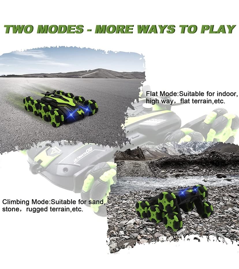 2.4GHZ 4WD 8 Wheels Stunt Remote Control Remote Control