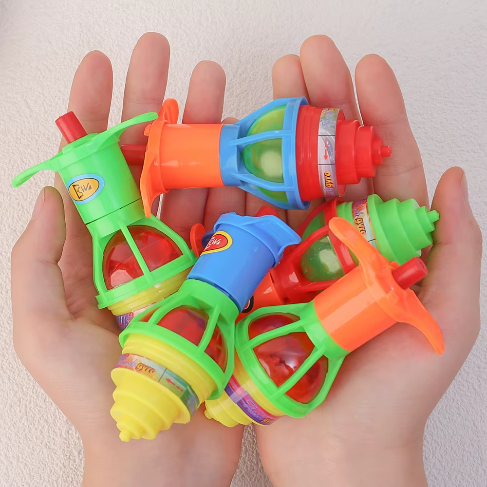 (2 Pcs) LED Glowing Top With Light And Sound
