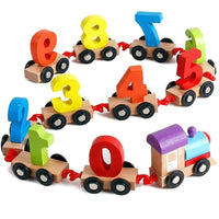 Thumbnail for Wooden Digital Number Train 10 Pcs
