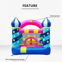 Thumbnail for Castle Inflatable Jumping Bed Trampoline With Garden Park Swimming Pool