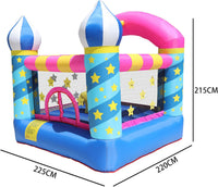 Thumbnail for Castle Inflatable Jumping Bed Trampoline With Garden Park Swimming Pool