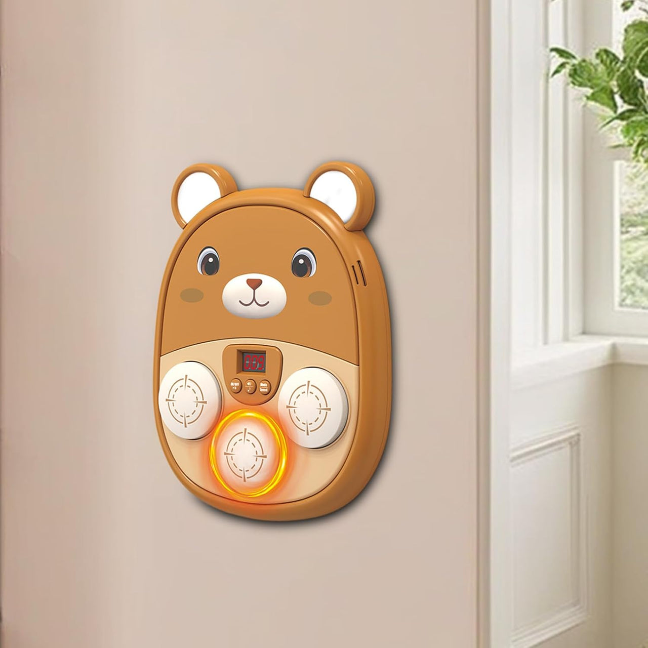 Light And Sound Bear Boxing Machine