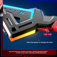 Thumbnail for Rechargeable LED Dual Axe Blade Sword With Light And Smoke