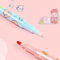 Thumbnail for Erasable  Double Sided Highlighter Marker