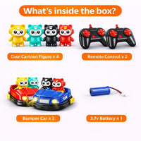 Thumbnail for 2 Player Bump And Go Remote Control Bumper Car Set
