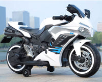 Thumbnail for R6 Battery Operated Hand Race Ride on Bike for Kids with Music