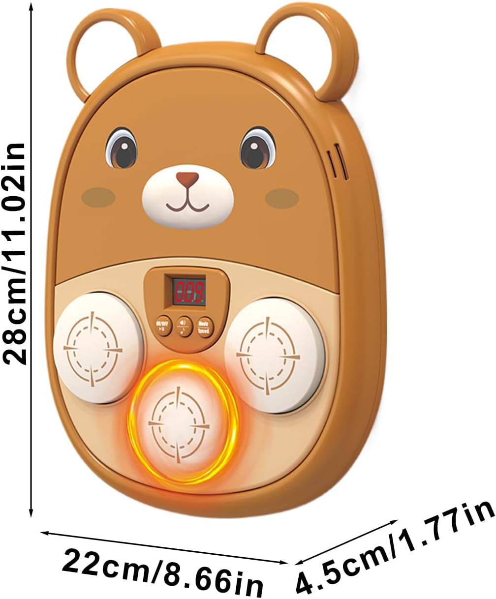 Light And Sound Bear Boxing Machine