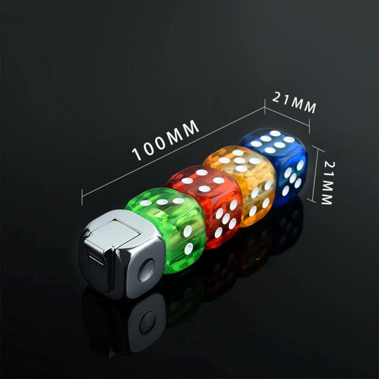 Dice Shape Spinning Lighter