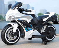 Thumbnail for R6 Battery Operated Hand Race Ride on Bike for Kids with Music