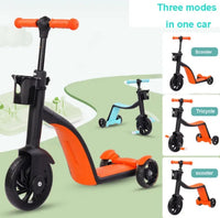 Thumbnail for 3-in-1 Kids Scooter And Convertible Tricycle