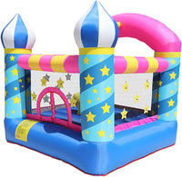 Thumbnail for Castle Inflatable Jumping Bed Trampoline With Garden Park Swimming Pool