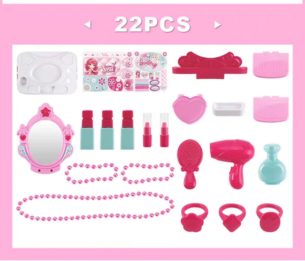 3 in 1 Trolly Wheel Beauty Set