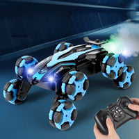 Thumbnail for 2.4GHZ 4WD 8 Wheels Stunt Remote Control Remote Control