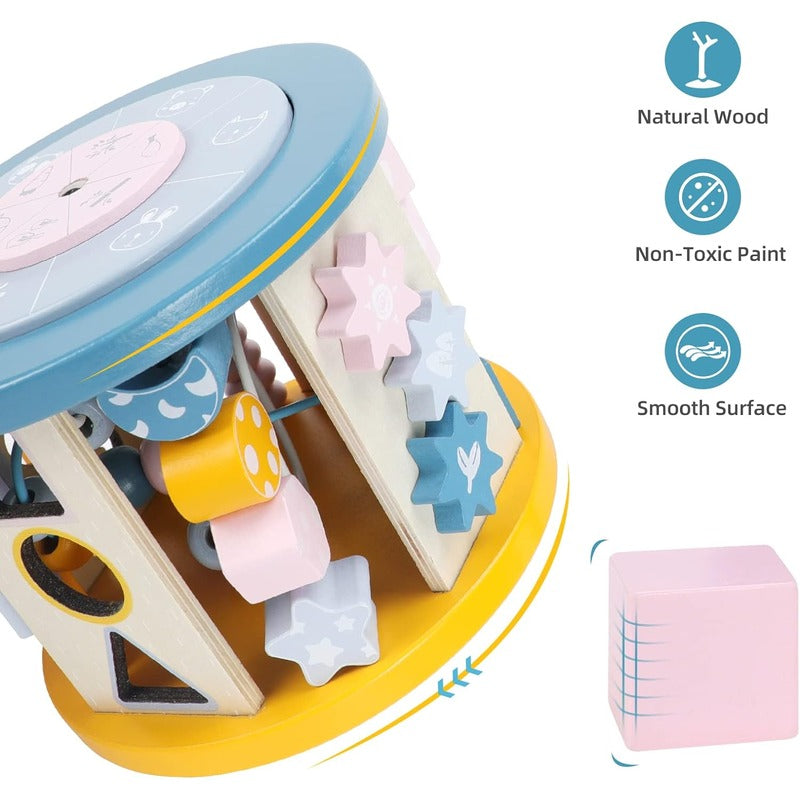 Wooden Multifunctional Bead Winding Magic for Kids