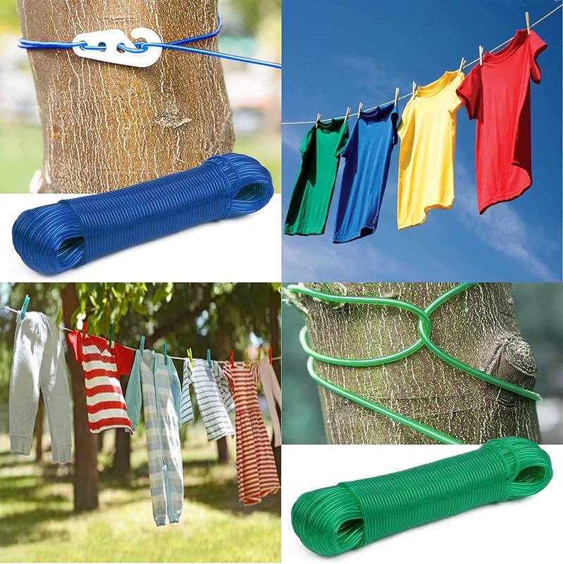Cloth Laundry Stainless Steel Strong Metal Rope With Anti-Rust Cover