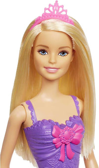 Thumbnail for Barbie Princess Doll Blonde Hair And Purple Dress Assortment