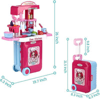 Thumbnail for 3 in 1 Trolly Wheel Kitchen Set