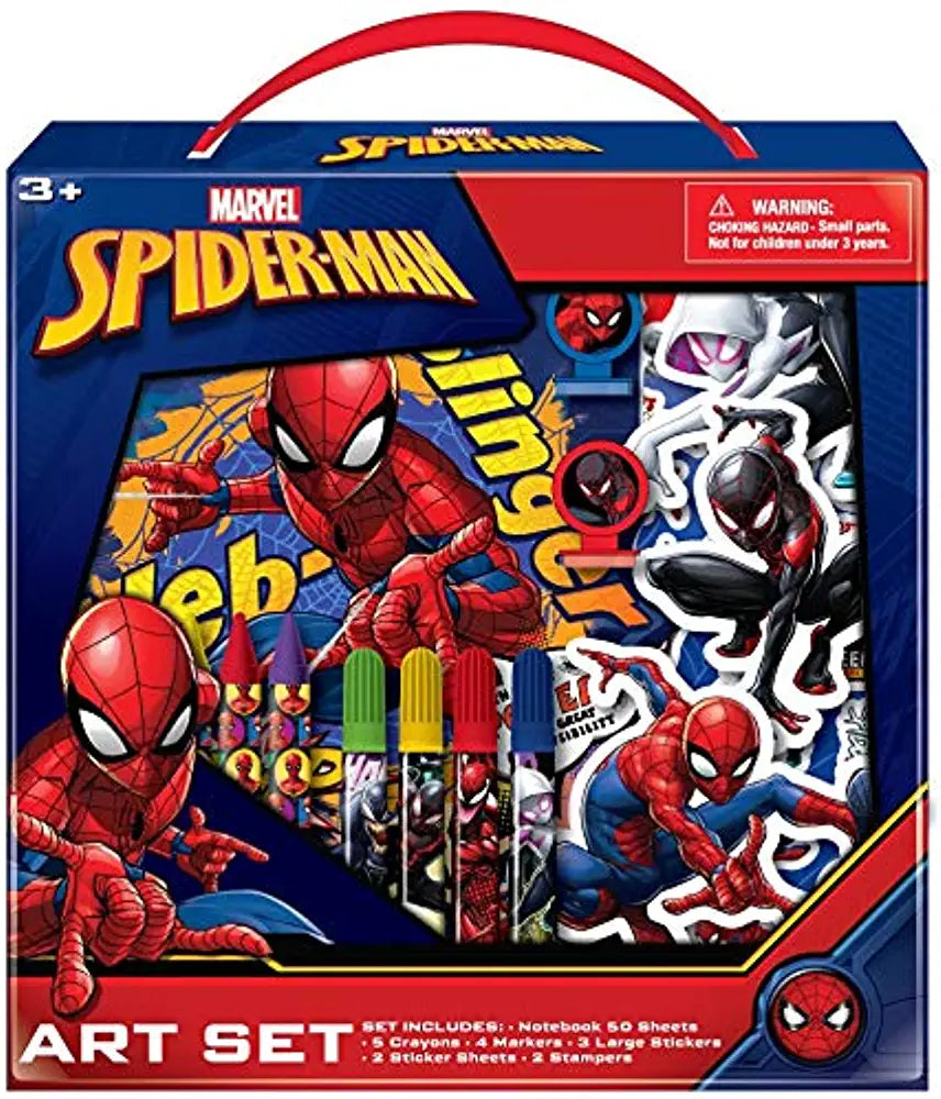 Spiderman Kids Coloring Art Set