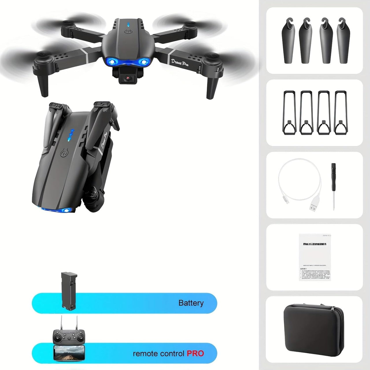 E99 Remote Control Quadcopter With Dual Camera