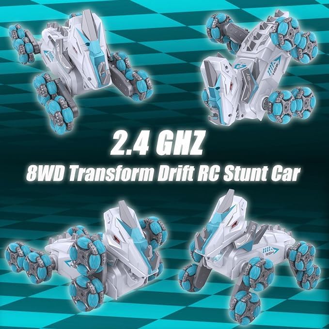 360 Rotate Remote Control Stunt Dinosaur With Light And Sound