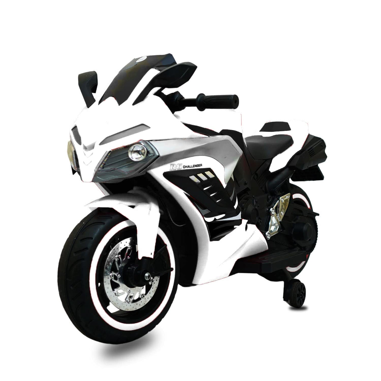 R6 Battery Operated Hand Race Ride on Bike for Kids with Music