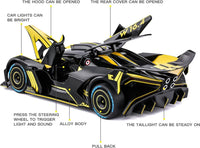 Thumbnail for 1:24 Scale Diecast Bugattti Bolide  Horn & Smoke